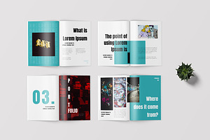 Lumatics - Pop Art Magazine Template