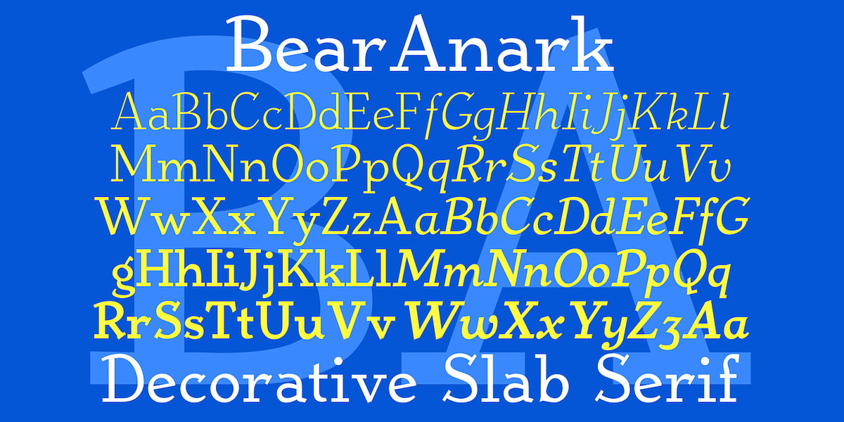 BearAnark, a Serif Font by Ingrimayne Type (Photo 2 of 10)