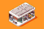 Isometric Concept Illustrations, a Finance Illustration by alexdndz (Thumbnail 10 of 16)