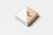 Square Box Packaging Mockup, a Packaging Mockup by simuradi (Thumbnail 3 of 9)