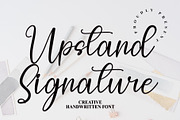 Upstand Signature, a Script Font by FreshTypeINK (Thumbnail 1 of 7)