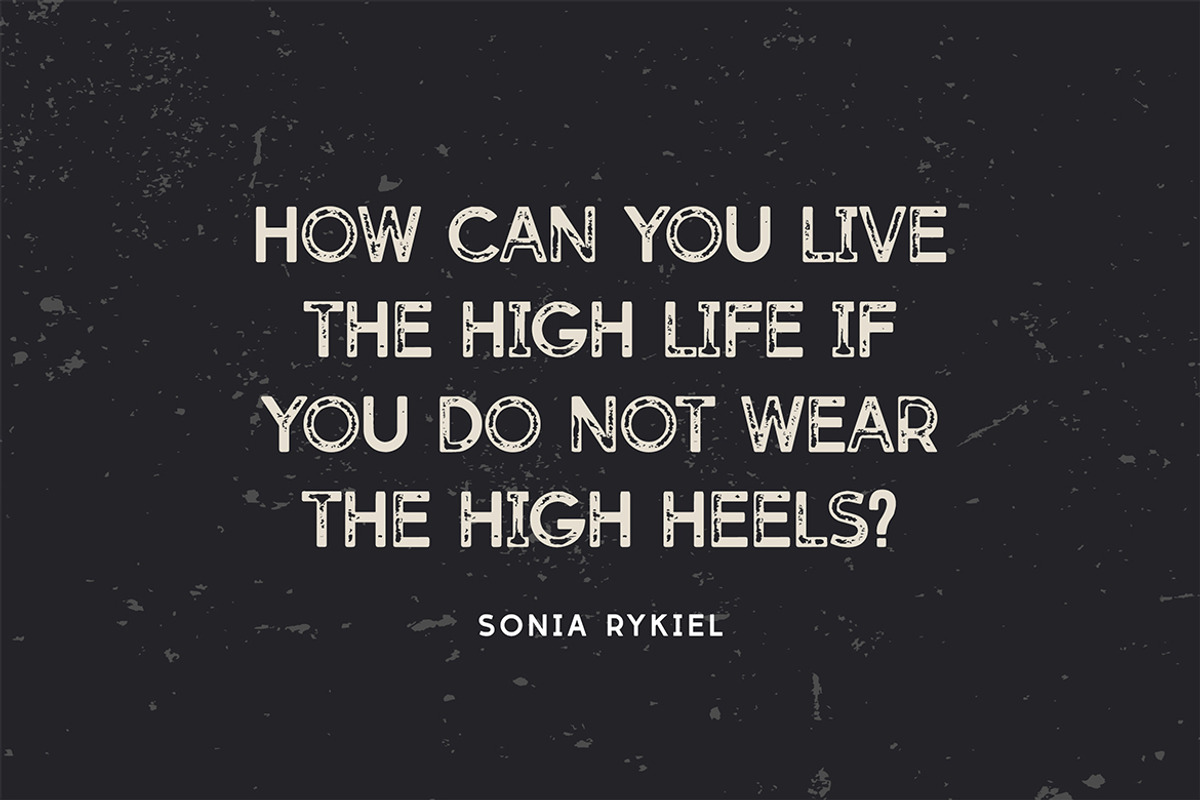 Dustrialize Modern Textured Font, a Sans Serif Font by UICreative (Photo 12 of 13)