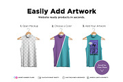 Women's Mock Neck Tank Mockup, a Shirt Mockup by DesignSupply Co. (Thumbnail 3 of 8)
