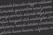 Plandscape smooth monoline font, a Script Font by akrtype (Thumbnail 7 of 8)