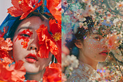 127 Fashion models in flowers, a Beauty & Fashion Photo by Handmadefont (Thumbnail 13 of 15)