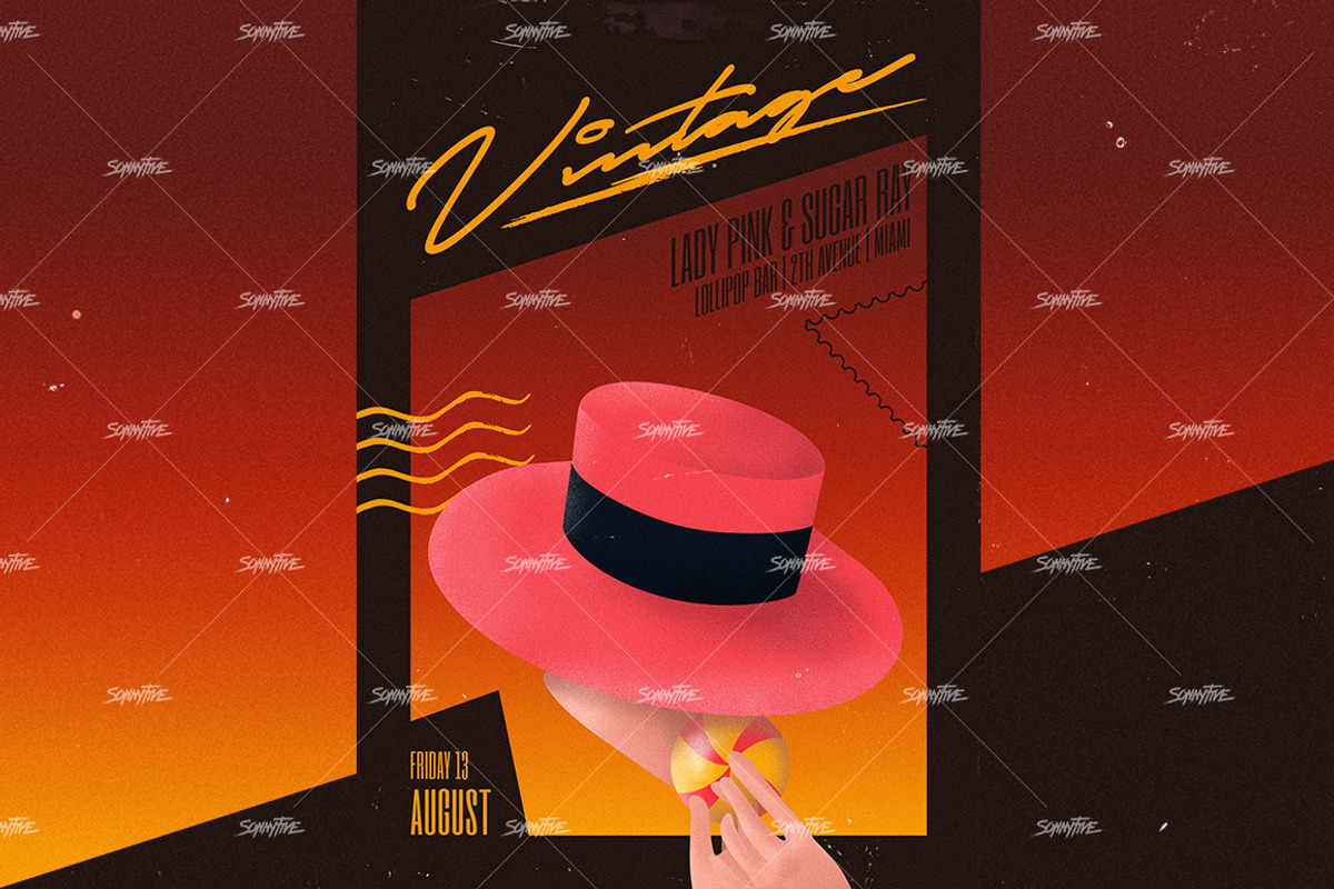 Illustration with flyer templates, a Flyer Template by Sonnyfive (Photo 3 of 8)