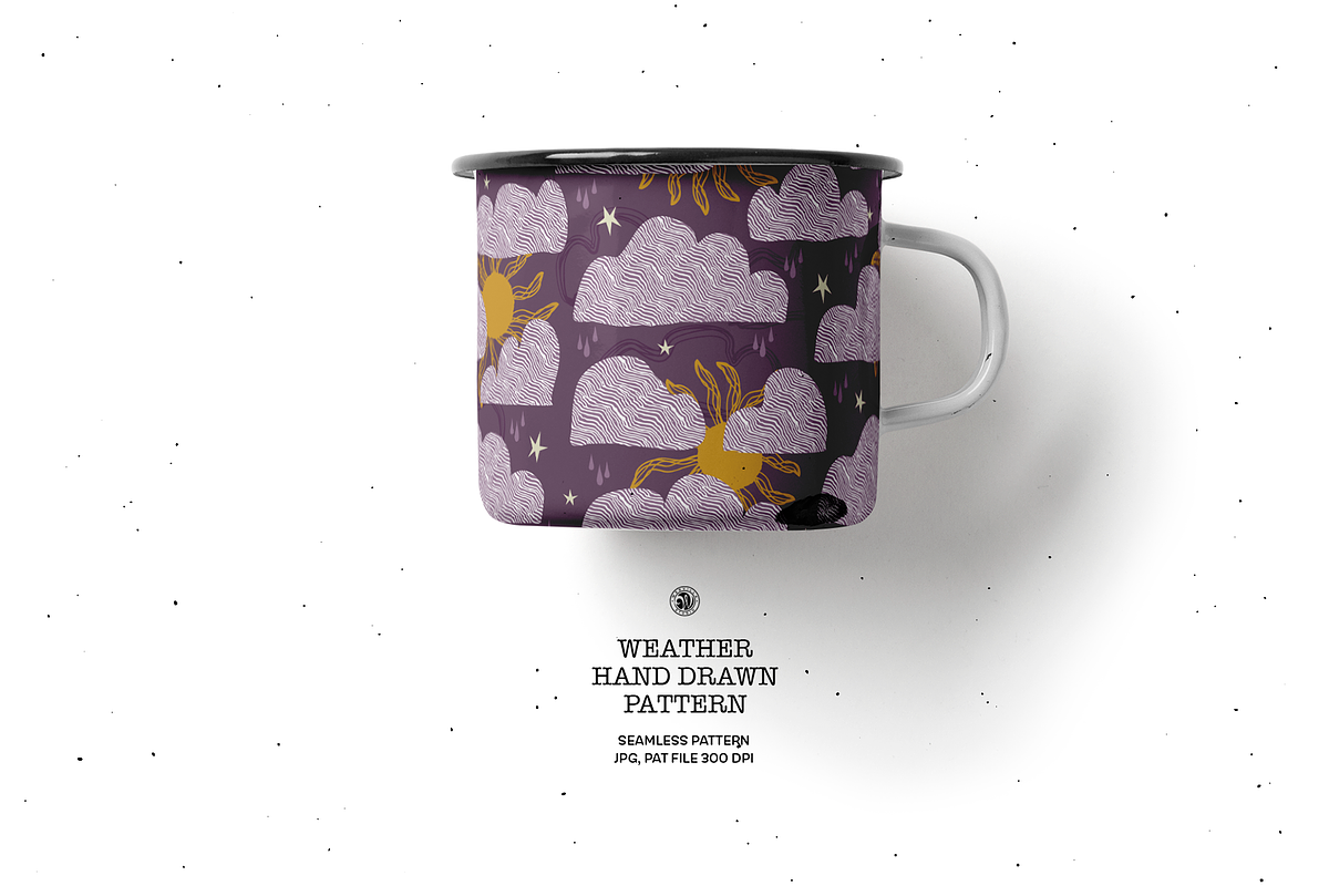 Weather Pattern, a Wallpaper Graphic by Bloomart Studio
