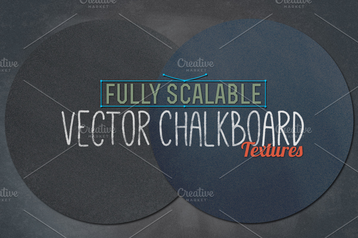 Vector Chalkboard Textures preview 3