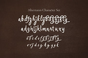 Salentina Rustic Script, a Script Font by Littlehand (Thumbnail 10 of 11)