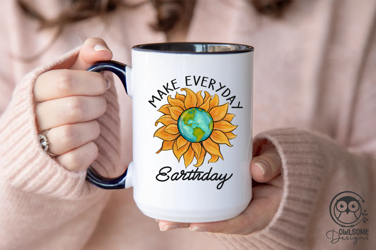 Make Everyday Earth Day Sunflower, a Graphic by Owlsome.Designs (Photo 3 of 6)