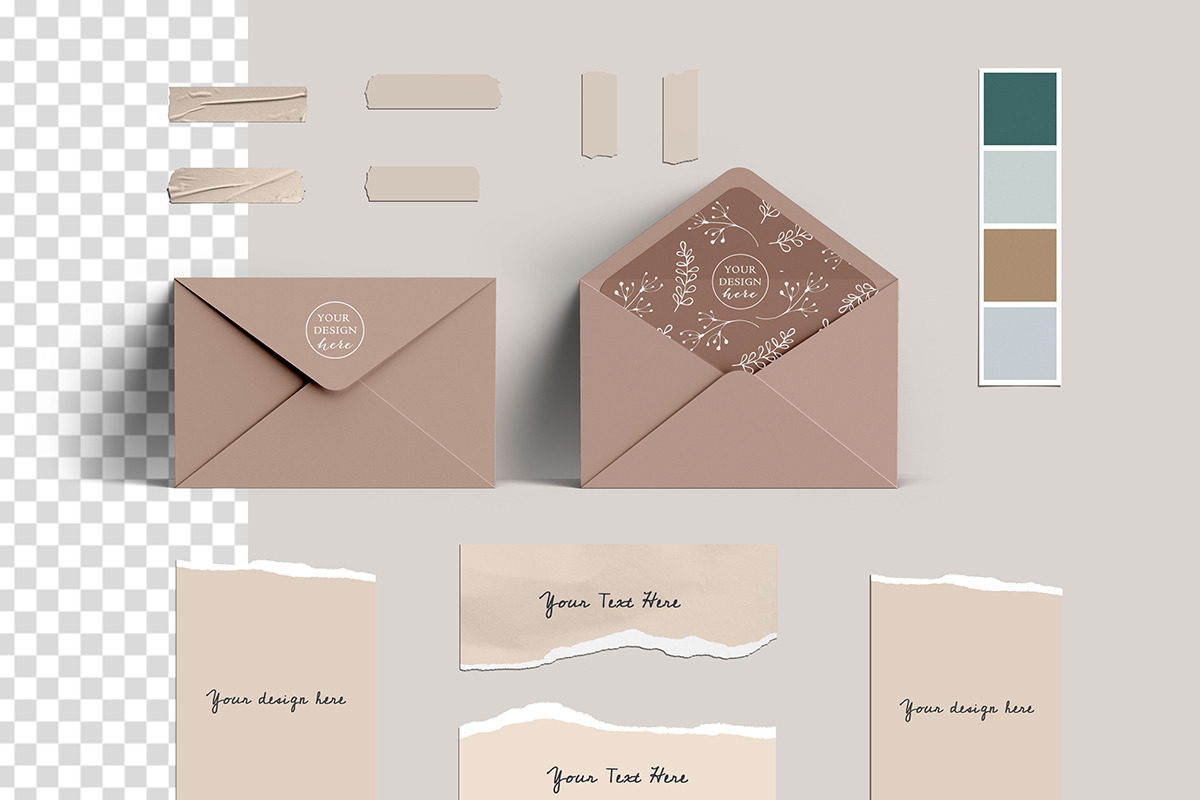 Stationery Mockup and Scene Creator, a Pens & Pencil Mockup by mocko (Photo 4 of 24)