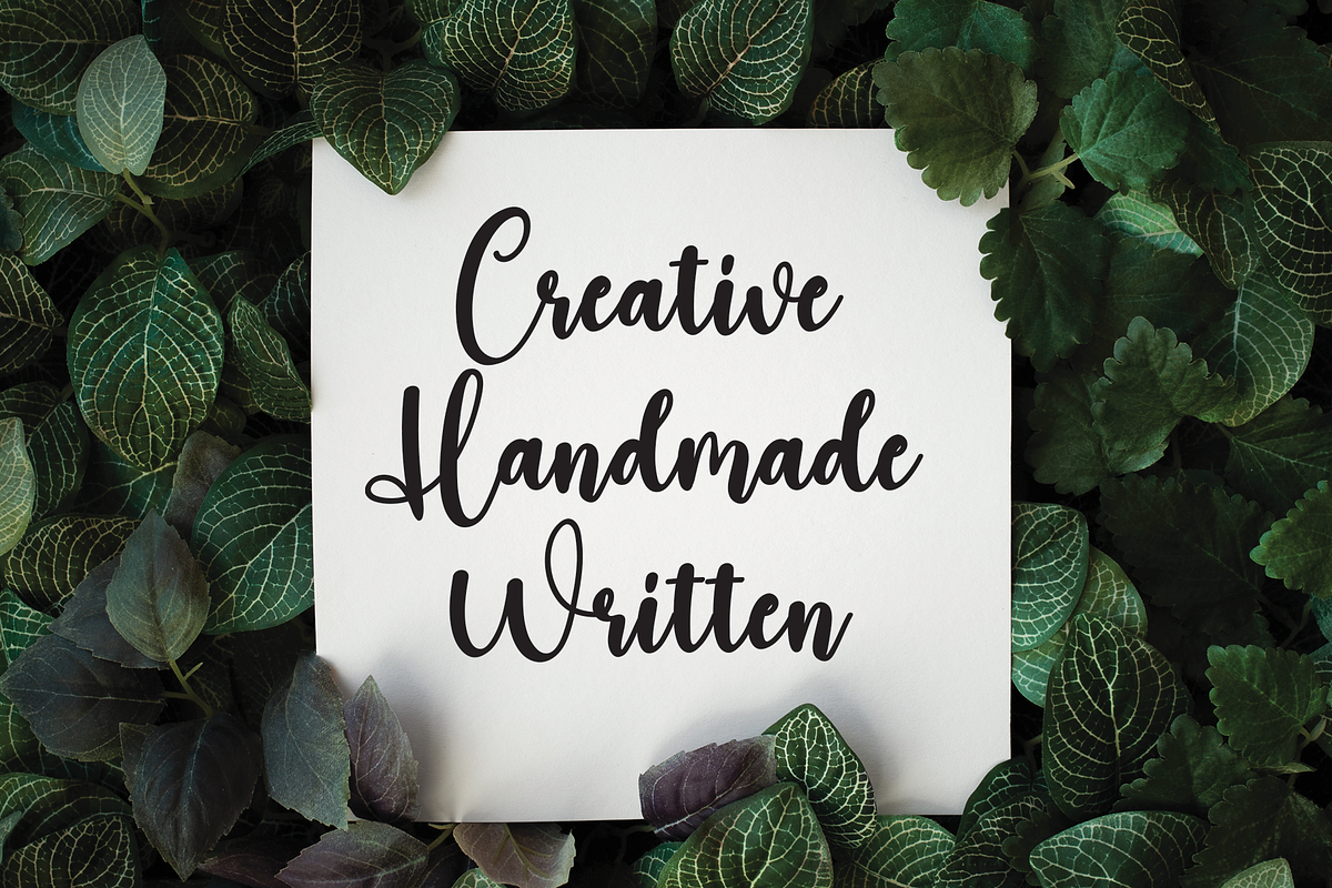 Paradise | Script Font, a Script Font by Scratchones (Photo 8 of 8)