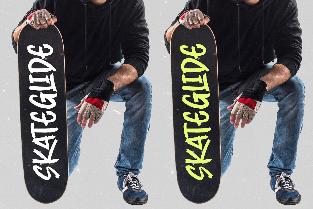 Marble Rushy Allcaps Brush Typeface, a Script Font by Letterena Studios Script (Photo 7 of 15)