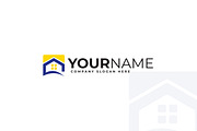 Real Estate Logo with Home & Window, a Branding & Logo Template by Kreative Labs (Thumbnail 1 of 2)