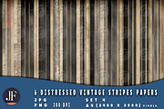 Distressed Vintage Stripes Papers 4, a Background Graphic by Joaquin Fernandez Studio (Thumbnail 4 of 4)