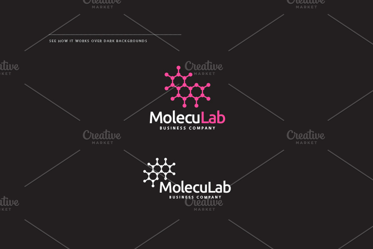 Moleculab Logo, a Branding & Logo Template by Mocca Design (Photo 3 of 5)