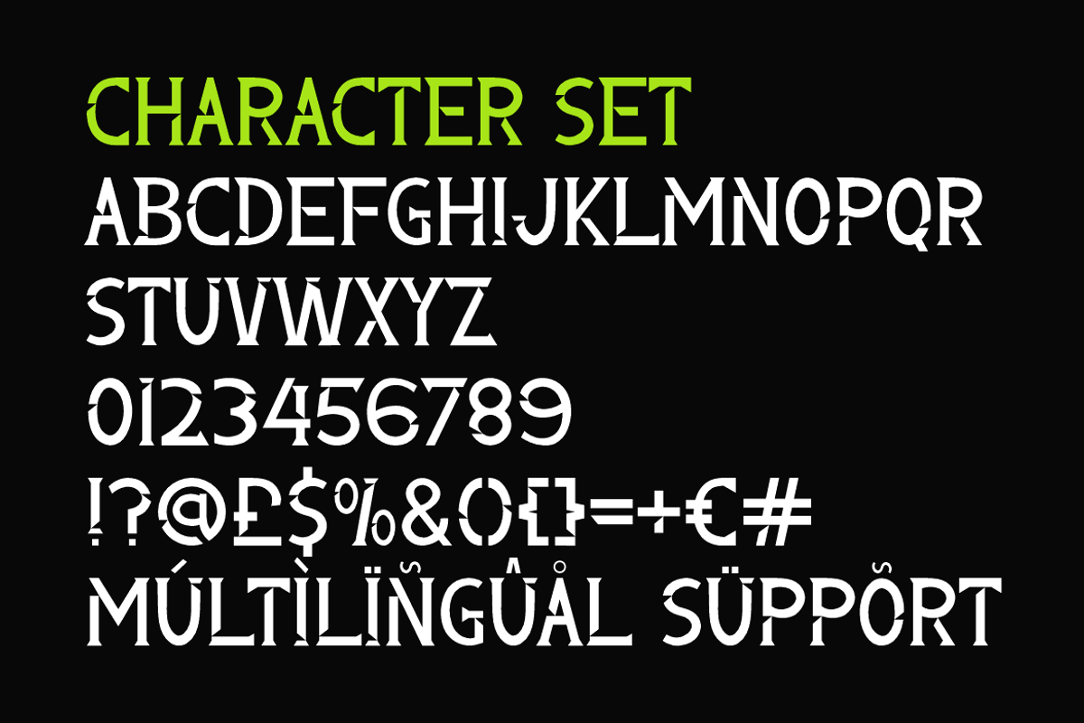Grader Shave Modern Futuristic Font, a Font by PutraCetol Studio (Photo 5 of 5)
