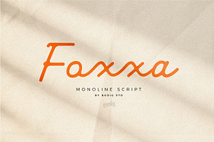 Foxxa Font