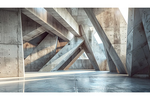 A rendering of a futuristic abstract, an Architecture Photo by ZinetroN