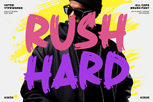 Rush Hard - Bold Brush Font
