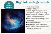 BLUE GALAXIES space backgrounds, a Background Graphic by Mermaids Cove (Thumbnail 9 of 9)