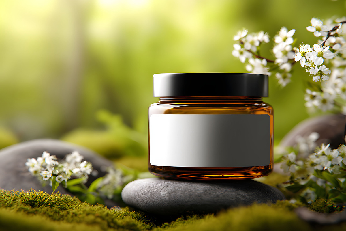 Glass Jar Mockup, a Packaging Mockup by GenesisCreativeCo (Photo 3 of 3)