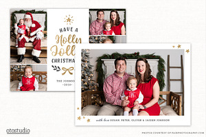 Christmas Card Template CC245