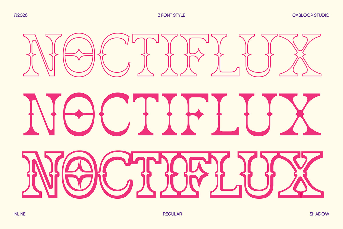 Jorix – Fluid Experimental Font, a Serif Font by Casloop Studio (Photo 2 of 10)