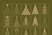 Christmas linear design elements, an Object Graphic by venimo (Thumbnail 7 of 12)