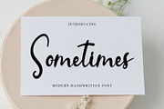 Sometimes, a Handwritten Font by InermediaSTUDIO (Thumbnail 1 of 5)