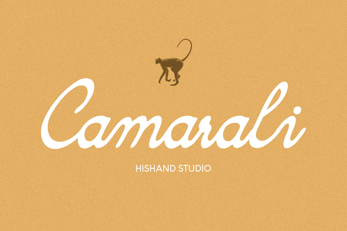 Camarali Script Font, a Script Font by Hishand Studio (Photo 1 of 8)
