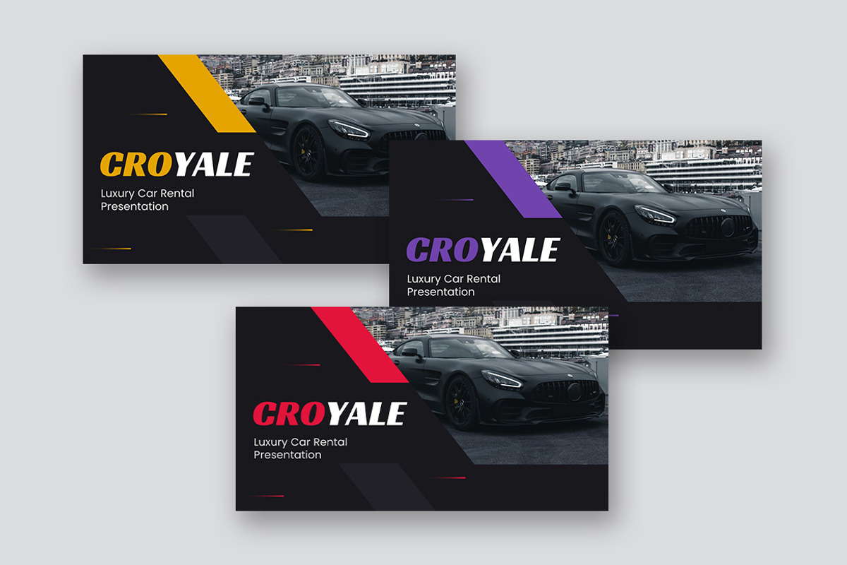 Croyale Luxury Car Rental Powerpoint, a Presentation Template by kerismaker (Photo 2 of 10)