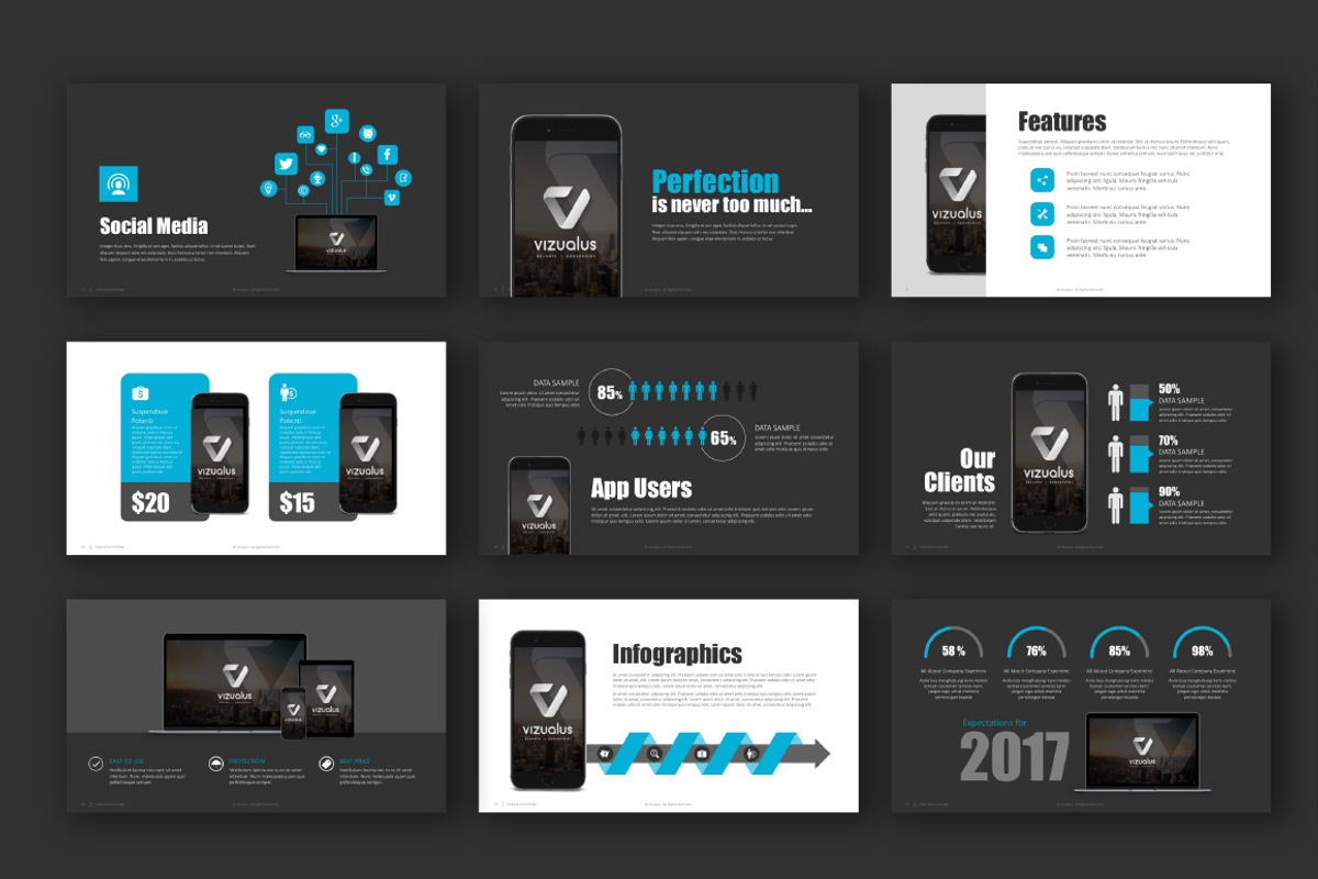 Inspirational Powerpoint Template, a Presentation Template by Vizualus