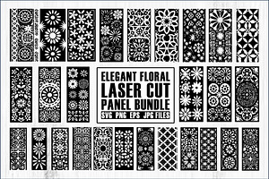 Elegant Floral Laser Cut Panel Bund, an Object Graphic by Creativeshirt