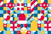 Merry Christmas seamless pattern., a Pattern Graphic by Evgeniya Dzhumm (Thumbnail 5 of 7)