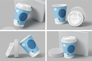 12 oz Coffee Cup Mockups, a Cups & Container Mockup by megostudi0