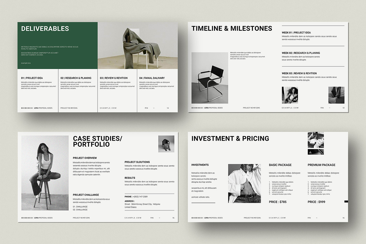 Minimal Proposal Presentation, a Presentation Template by Olion Lora (Photo 7 of 12)