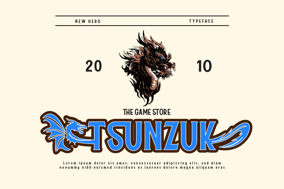 Zekista - Hero Display Font, a Serif Font by twinstd (Photo 3 of 10)