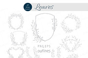 Botanical Wedding Elements, shapes, an Object Graphic by JuDesign (Thumbnail 3 of 14)