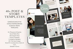 The Executive Coach Canva Templates
