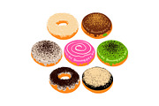 Doughnut Doodle Illustration, a Food Illustration by SLAB! Design (Thumbnail 3 of 3)