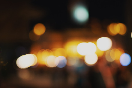 Night city light, an Abstract Photo by Olezzo