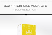 Box Mock-up, a Cups & Container Mockup by resumetemplathttps://d3es (Thumbnail 5 of 7)