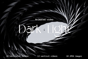 Dark & Light. Animated video, a Background Graphic by Mio Buono (Thumbnail 1 of 9)