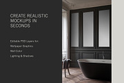 Paris Home | Bath No. 2 Mockup, a Household Mockup by Blixa 6 Studios (Thumbnail 3 of 8)