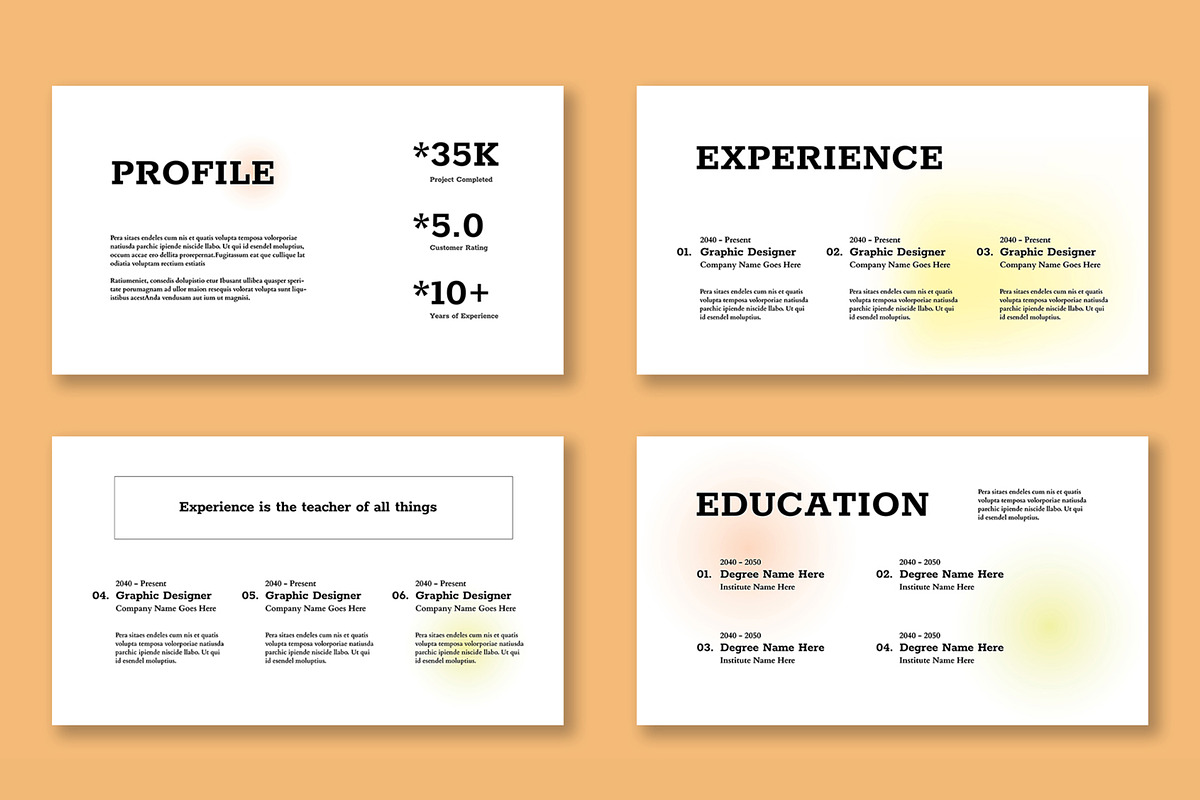 Minimal Portfolio Presentation, a Presentation Template by ContestDesign (Photo 3 of 6)