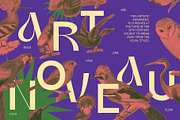 CS Carline – Art Nouveau Font, a Sans Serif Font by Craft Supply Co. (Thumbnail 6 of 8)
