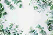 99 Frames of green leaves, a Nature Photo by Handmadefont (Thumbnail 65 of 100)