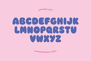 Bertrude - A Bold Bubble Font, a Handwritten Font by The Bumble Box (Thumbnail 2 of 4)