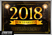 New Years Eve Flyer Template, a Flyer Template by XtremeFlyers (Thumbnail 1 of 2)